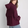 Chaqueta impermeable plegable con cremallera