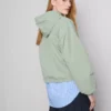 Chaqueta ligera con fruncidos