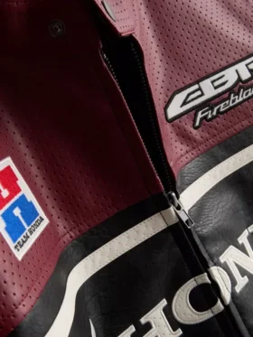 Chaqueta motera de carreras Honda