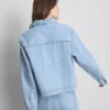 Chaqueta vaquera con bolsillos de parche de algodón