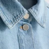Chaqueta vaquera con bolsillos de parche de algodón