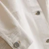 Chaqueta vaquera con bolsillos de parche de algodón