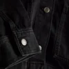 Chaqueta vaquera con bolsillos de parche de algodón