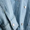 Chaqueta vaquera con bolsillos de parche de algodón