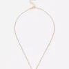 Collar con iniciales de strass