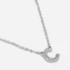 Collar con iniciales de strass