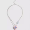 Collar de varias vueltas con inicial de Stitch de Disney