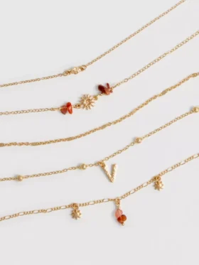 Collares de la amistad con iniciales