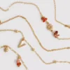 Collares de la amistad con iniciales