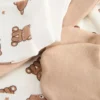 Conjunto de 2 gorros y manoplas de osito para recién nacidos