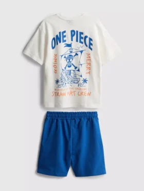 Conjunto de camiseta y pantalones cortos de una sola pieza