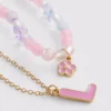 Conjunto de collares con iniciales