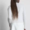 Conjunto de cárdigan y camiseta sin mangas de punto calado