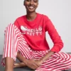 Conjunto de pijama a rayas de Hello Kitty