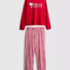 Conjunto de pijama a rayas de Hello Kitty