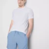 Conjunto de pijama corto a rayas