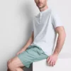 Conjunto de pijama corto con textura