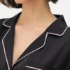 Conjunto de pijama corto de estilo «boyfriend» de satén