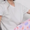 Conjunto de pijama de algodón estampado