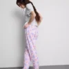 Conjunto de pijama de algodón estampado