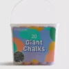 Conjunto de tizas gigantes de 20 unidades