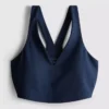 Crop top deportivo de cuello en V