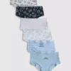 De 2 a 15 años | Pack de 6 calzoncillos de talle bajo con estampado de mariposas