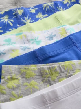 De 2 a 15 años | Pack de 7 bañadores con estampado de palmeras