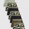 De 2 a 15 años | Pack de 7 calzoncillos con estampado de camuflaje