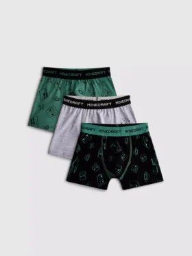 De 3 a 15 años | Pack de 3 bañadores de Minecraft