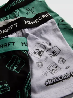 De 3 a 15 años | Pack de 3 bañadores de Minecraft