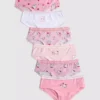De 3 a 15 años | Paquete de 6 braguitas de talle bajo de Hello Kitty