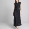 El vestido midi sin mangas de lino de The Edit