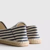 Espadrillas sin cordones a rayas