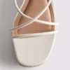 Espadrilles de cuña con tiras