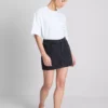 Falda de denim de algodón mini