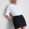 Falda de denim de algodón mini