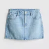 Falda de denim de algodón mini