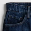Falda de denim de algodón mini
