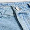 Falda de denim de algodón mini