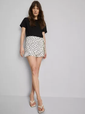 Falda-pantalón de lunares