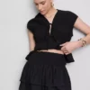 Falda Rara arrugada