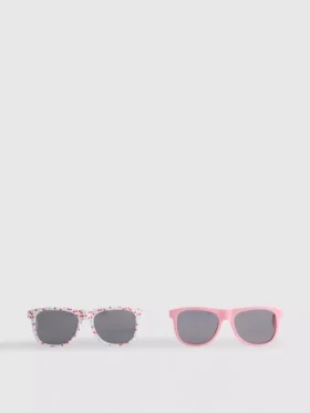Gafas de Sol con montura cuadrada, en pack de 2