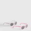 Gafas de Sol con montura cuadrada, en pack de 2