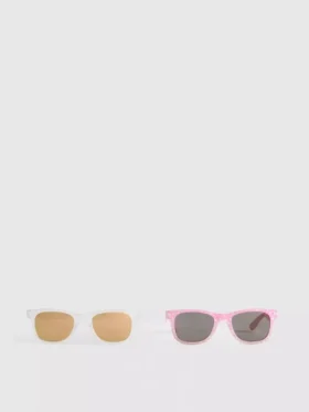 Gafas de Sol con montura en forma de D, en pack de 2