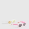 Gafas de Sol con montura en forma de D, en pack de 2