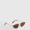 Gafas de Sol con montura metálica estilo aviador