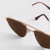 Gafas de Sol con montura metálica estilo aviador