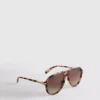 Gafas de Sol de estilo aviador con ribete metálico