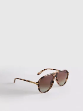 Gafas de Sol de estilo aviador con ribete metálico